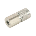 A & I Products Coupler, Female Flat Face;  FEM Series, ISO16028 3" x1" x1" A-FEM-371-6FP-NL